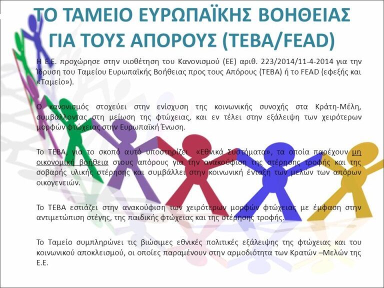 Αιτήσεις Προγράμματος Επισιτιστικής και Βασικής Υλικής Συνδρομής “ΣΤΗΡΙ-ΖΩ”