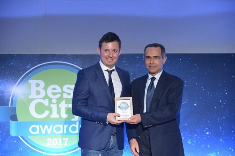Ασημένιο (Silver) Βραβείο για το Δήμο Φαρκαδόνας στα Best City Awards 2017