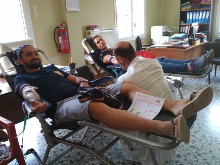 Ευχαριστήριο για την 3η αιμοδοσία